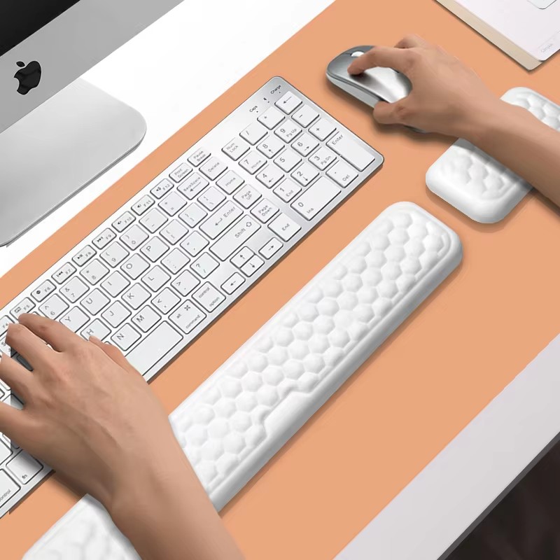 Keyboard Wrist Pad Leather - مسند معصم مريح للوحة المفاتيح مع