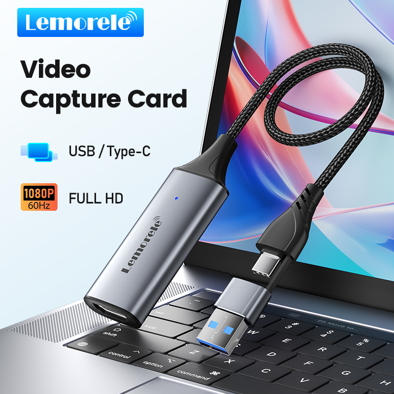 Usb C To Hdmi - بطاقة التقاط الفيديو Lemorele USB 2.0