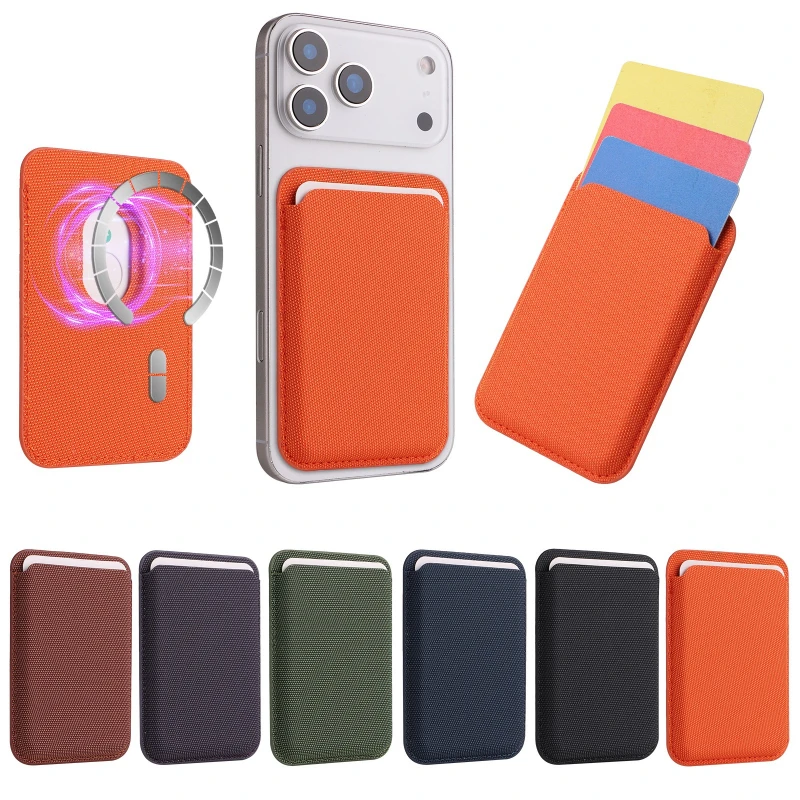 Tech Woven Accessories - حافظة بطاقات تيك ووفن مغناطيسية لمحفظة