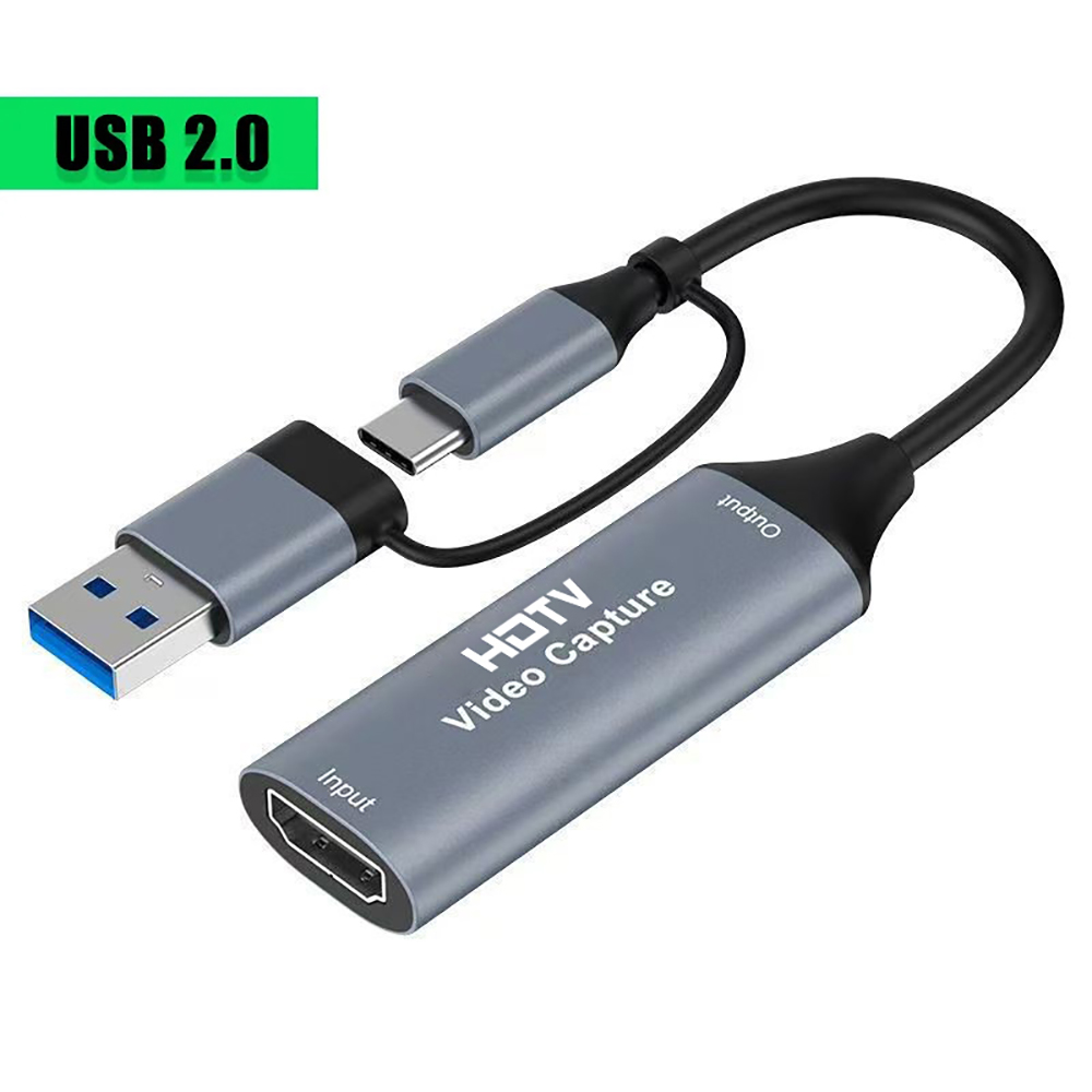 Usb C To Hdmi - بطاقة التقاط فيديو USB 3.0 ثنائية