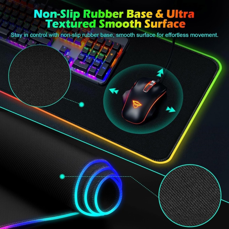 Mouse Charging Pad - لوحة ماوس ألعاب LED 96GE مع