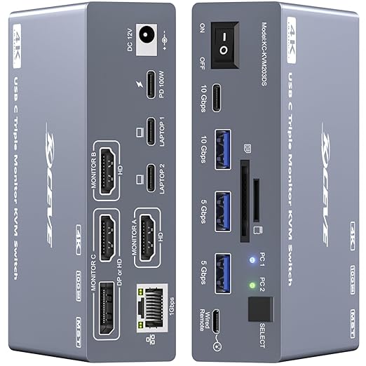 Usb C To Hdmi - محول KVM USB C لـ 3
