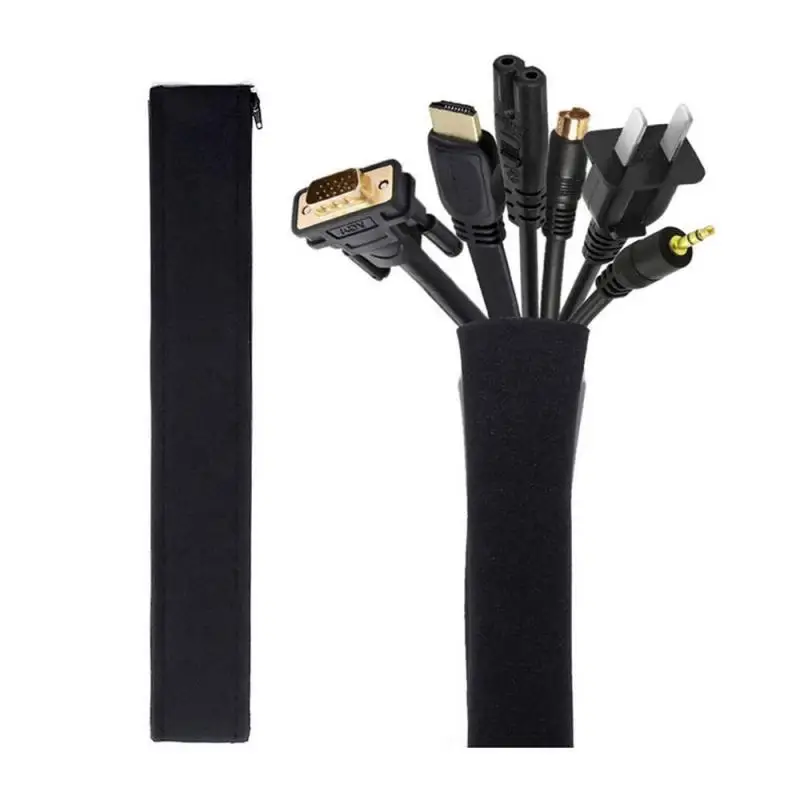سستة كابل كم سلك إدارة الكبلات - مراجعة Cable Sleeve Neoprene وسعره