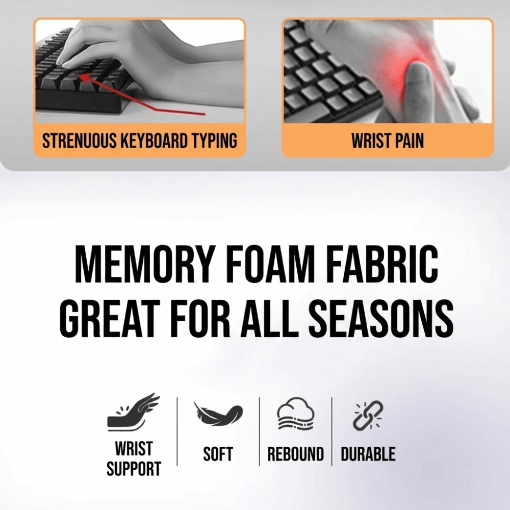 مسند لوحة مفاتيح الكمبيوتر الم - مراجعة Keyboard Wrist Pad Leather وسعره