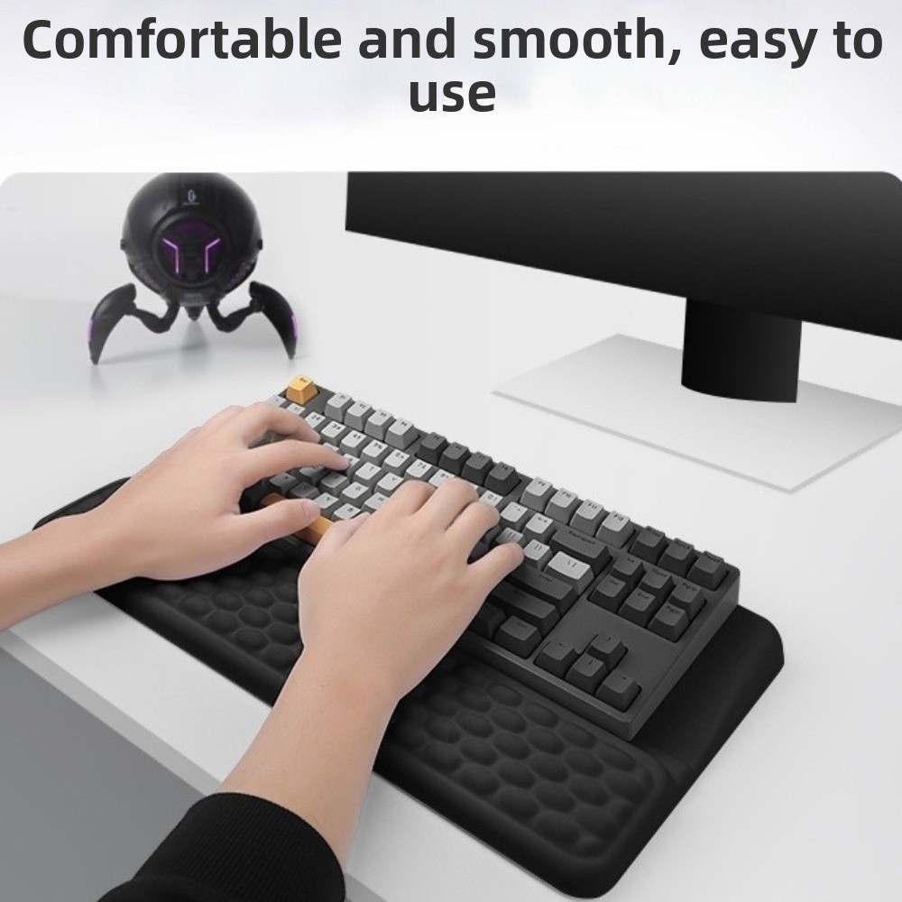 مسند لوحة مفاتيح الكمبيوتر الم - مراجعة Keyboard Wrist Pad Leather وسعره