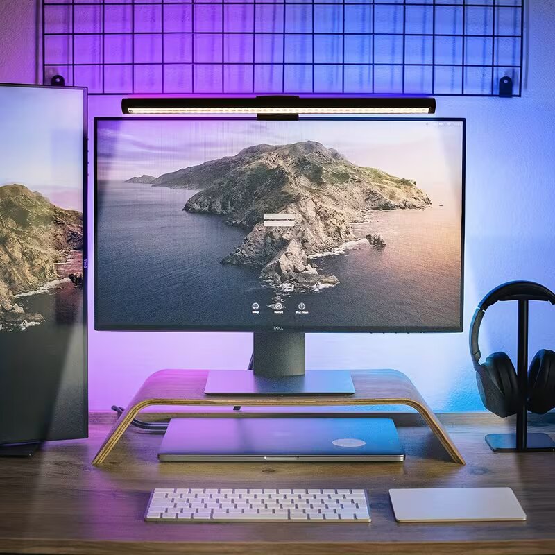 مصباح LED لشاشة الكمبيوتر بمنف - مراجعة Monitor Light Bar وسعره