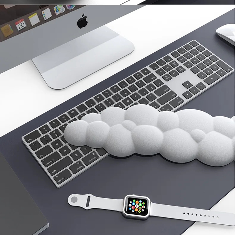 لوحة ماوس مع مسند للمعصم ولوحة - مراجعة Keyboard Wrist Pad Leather وسعره