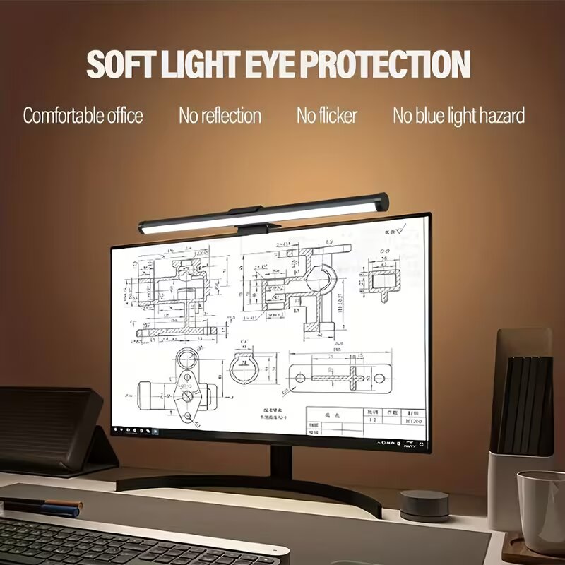 شريط إضاءة RGB متغير الألوان ل - مراجعة Monitor Light Bar وسعره