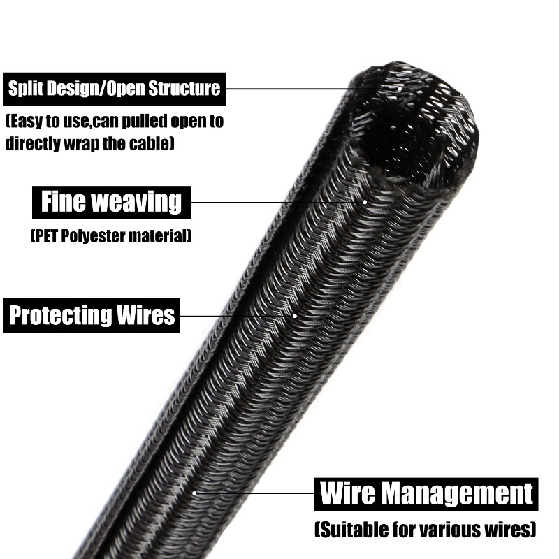 غلاف كابلات مجدول ذاتي الإغلاق - مراجعة Cable Sleeve Neoprene وسعره