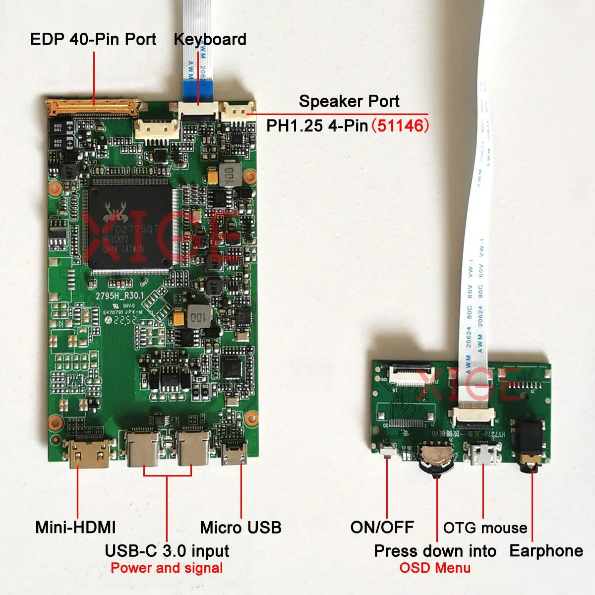 لوحة تحكم لشاشات LP140QH1 LP14 - مراجعة Usb C To Hdmi وسعره