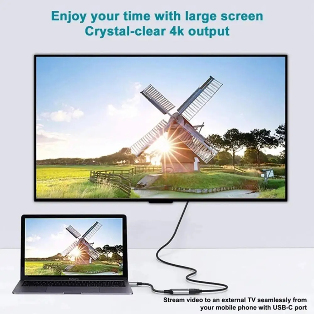 8K 4K 60 هرتز 30 هرتز USB C إل - مراجعة Usb C To Hdmi وسعره