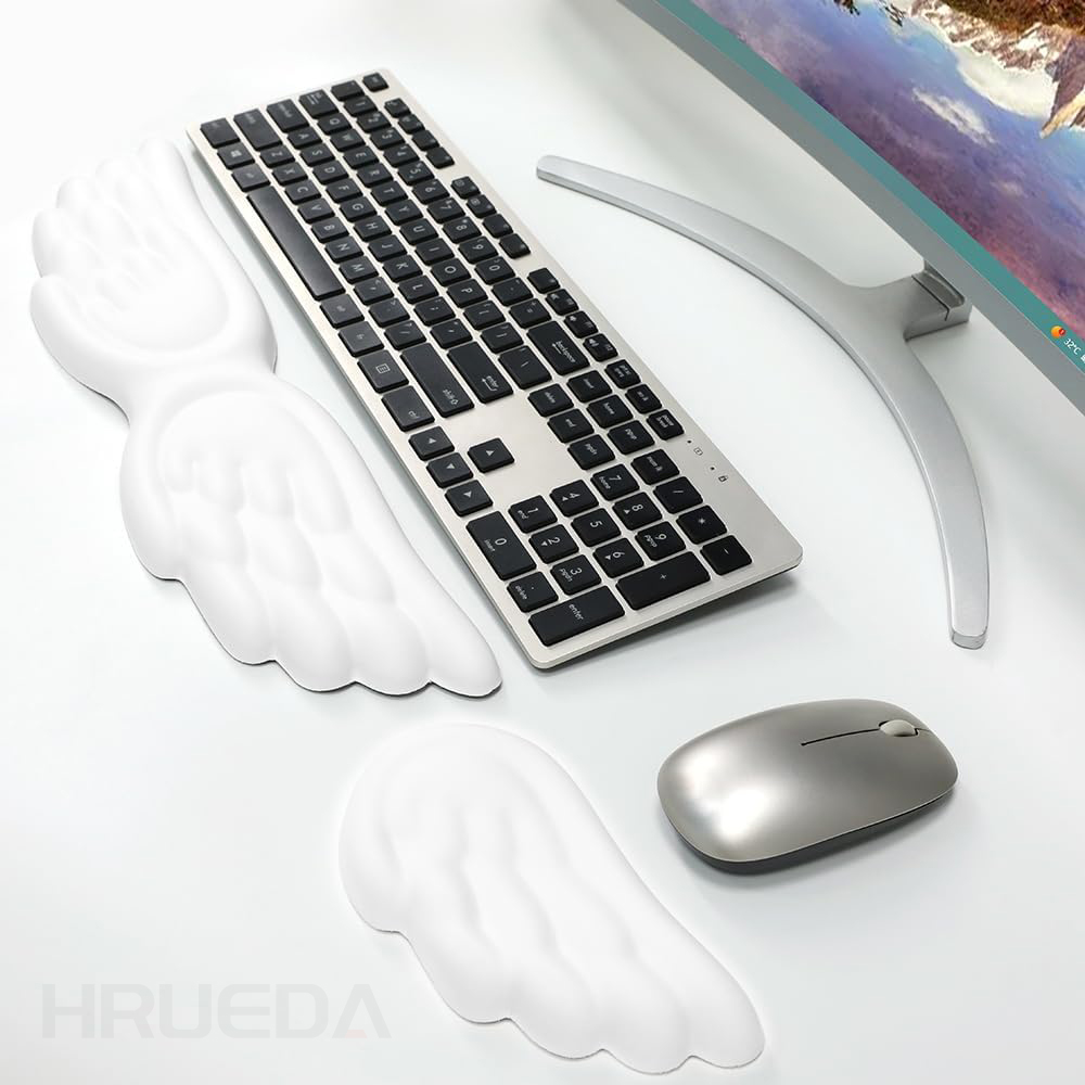 لوحة المفاتيح الميكانيكية، الم - مراجعة Keyboard Wrist Pad Leather وسعره