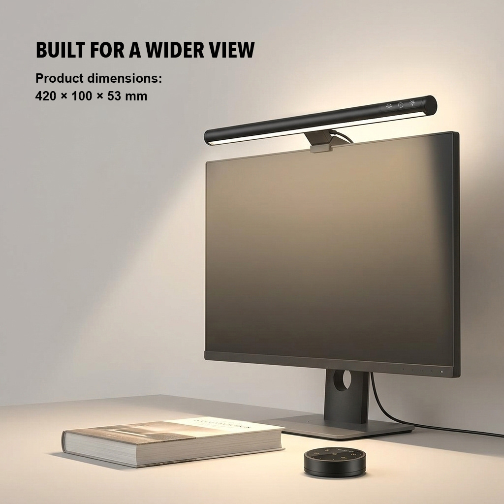 شريط إضاءة للشاشة بـ5 مستويات  - مراجعة Monitor Light Bar وسعره
