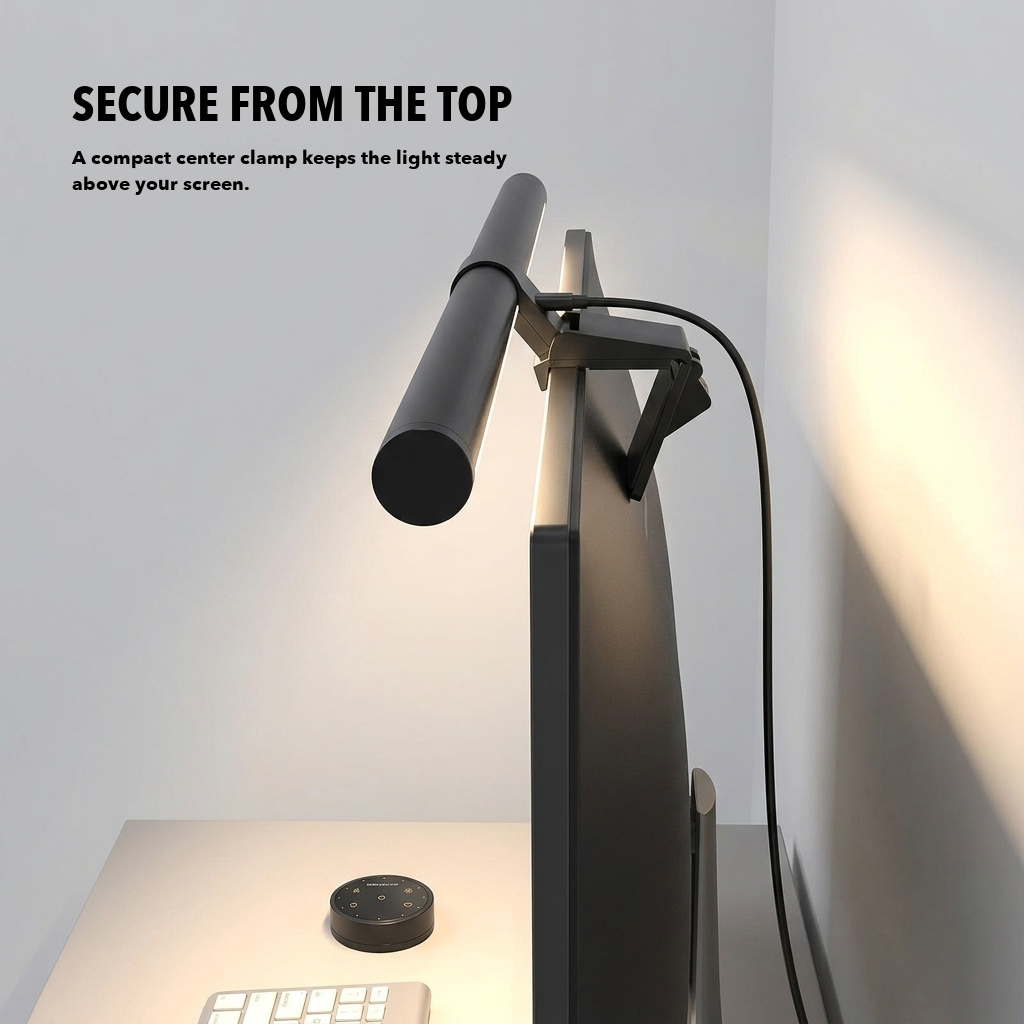 شريط إضاءة للشاشة بـ5 مستويات  - مراجعة Monitor Light Bar وسعره