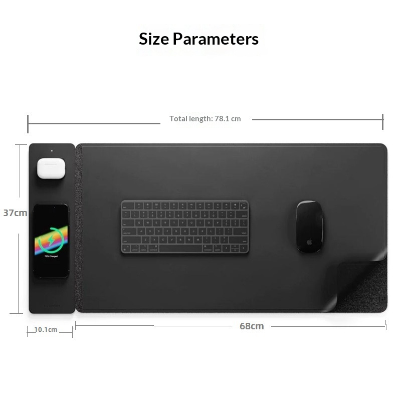 لوحة ماوس لاسلكية مغناطيسية لل - مراجعة Mouse Charging Pad وسعره