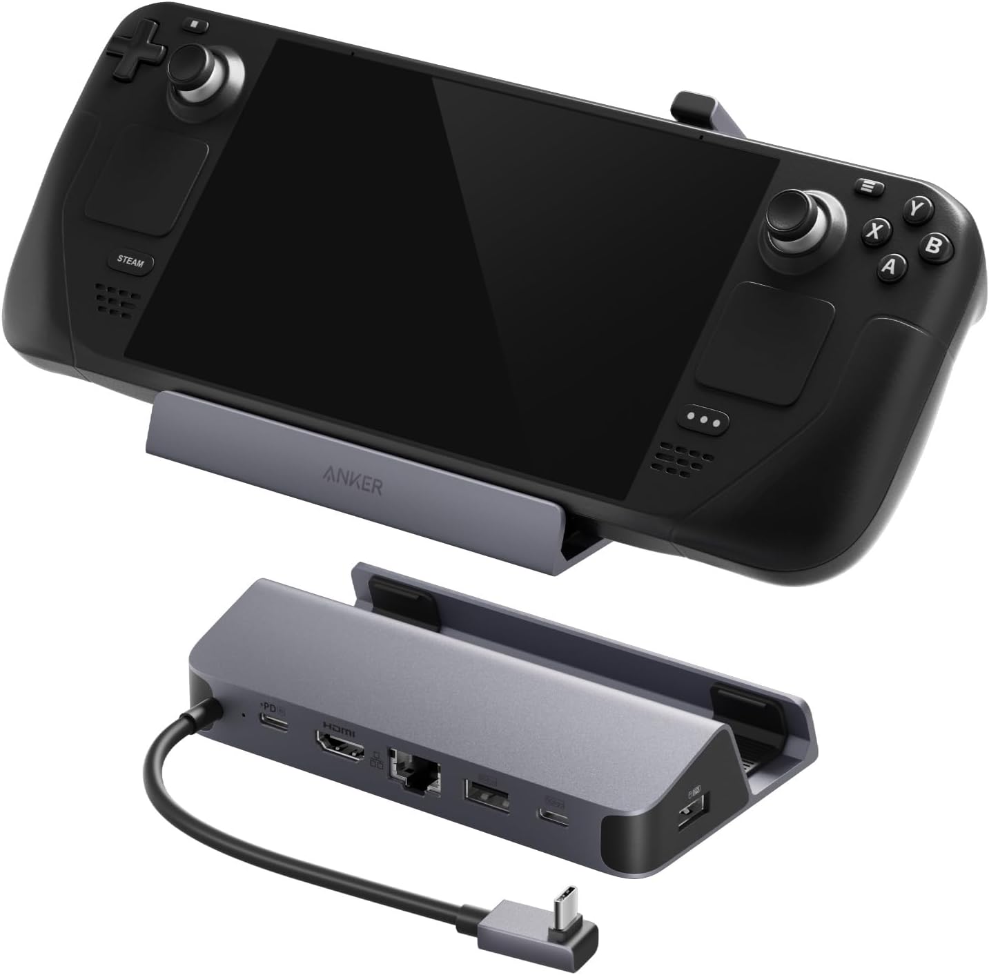محطة شحن أنكر لـ Steam Deck/RO - مراجعة Usb C To Hdmi وسعره