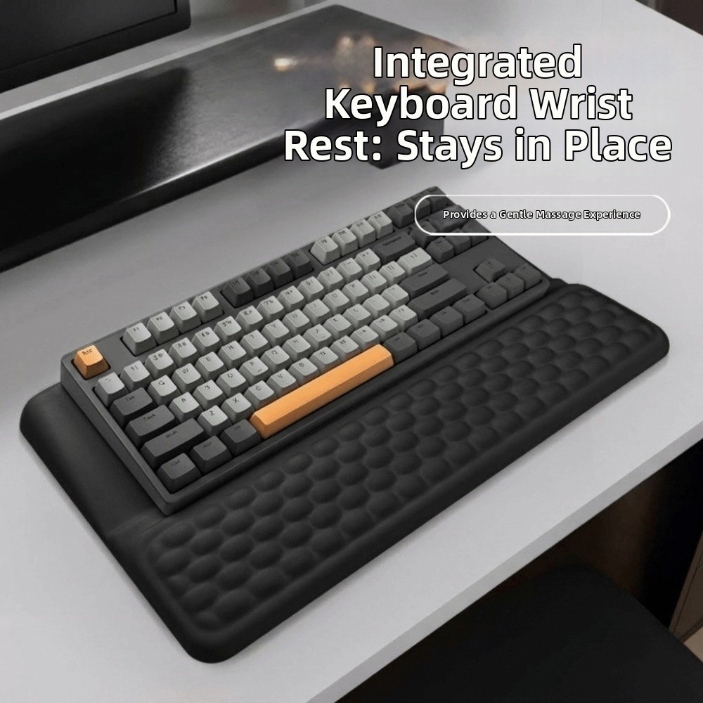 حامل لوحة مفاتيح الكمبيوتر مري - مراجعة Keyboard Wrist Pad Leather وسعره