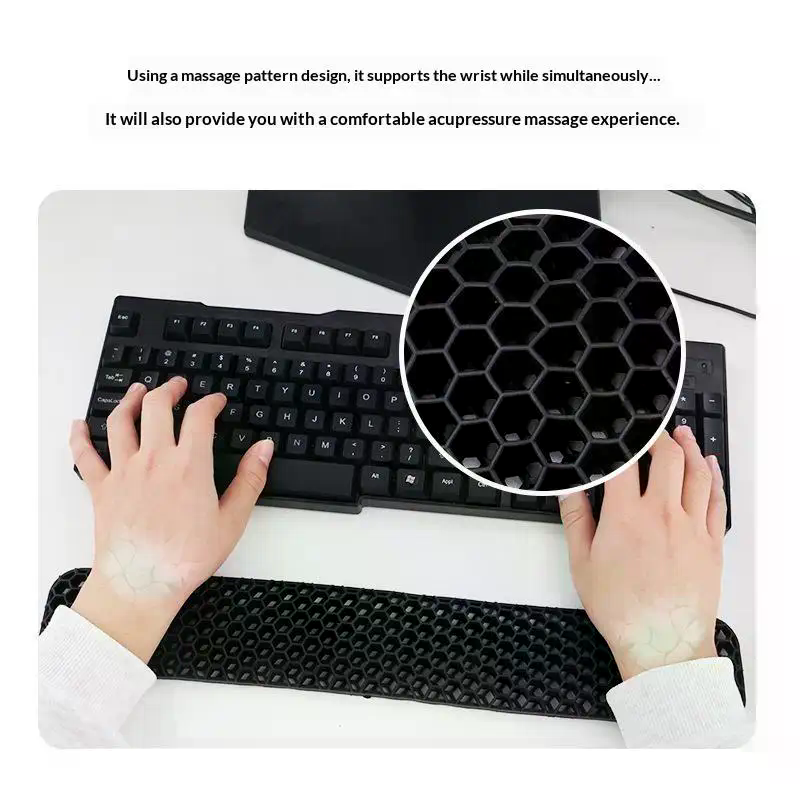 وسادة مريحة للمعصم للماوس ولوح - مراجعة Keyboard Wrist Pad Leather وسعره