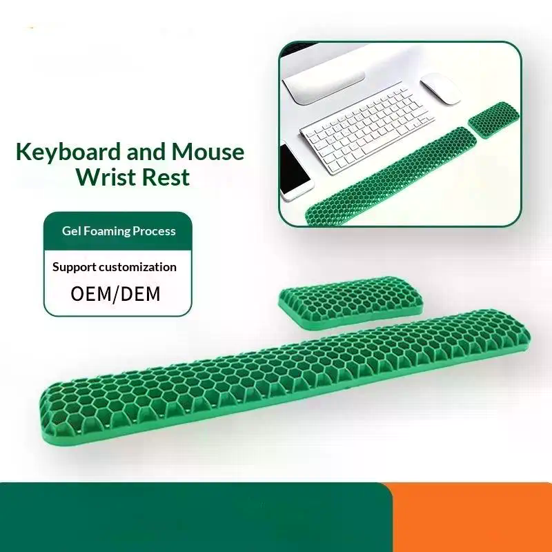 وسادة مريحة للمعصم للماوس ولوح - مراجعة Keyboard Wrist Pad Leather وسعره