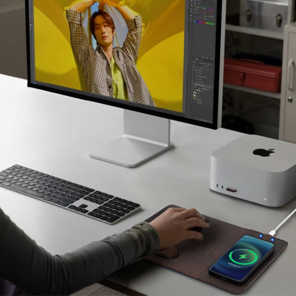 لوحة ماوس مع شواحن سريعة للهات - مراجعة Mouse Charging Pad وسعره