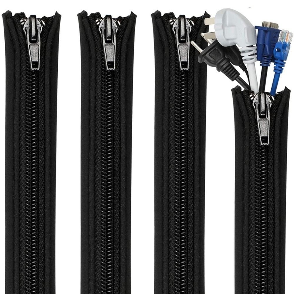 حقيبة تنظيم الكابلات 50 سم، غل - مراجعة Cable Sleeve Neoprene وسعره