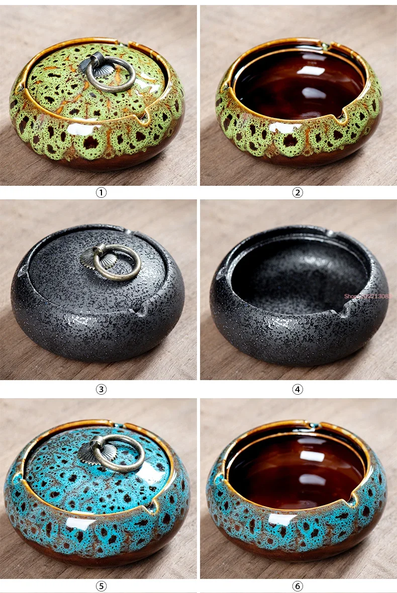 منفضة سجائر سيراميك دائرية لغر - مراجعة Tech Room Accessories وسعره