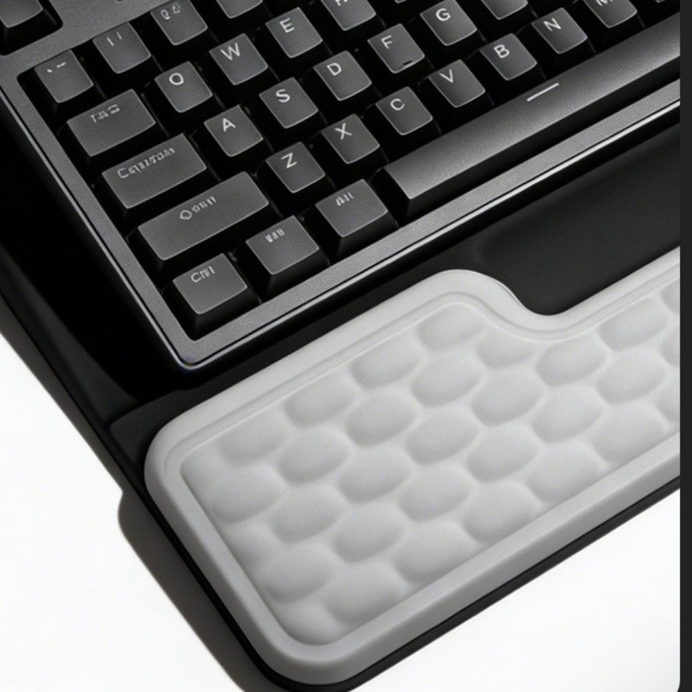 حامل لوحة مفاتيح الكمبيوتر الم - مراجعة Keyboard Wrist Pad Leather وسعره