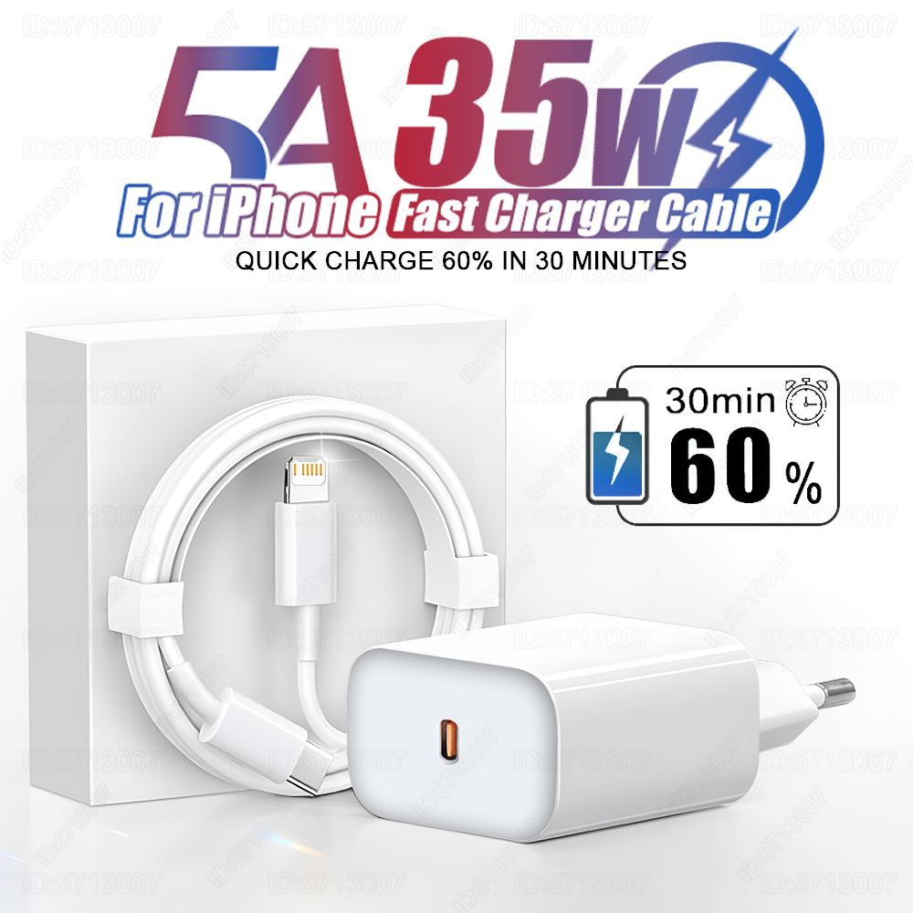 35 واط آيفون شاحن USB نوع C شا - مراجعة Tech Accessories Phone وسعره
